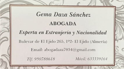 ABOGADA DE EXTRANJERIA Y NACIONALIDAD - Gema Daza Sánchez Abogado especialista en derecho de extranjería