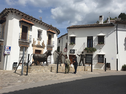 fotografía  Al toro de cuerda de Grazalema Escultura en Grazalema