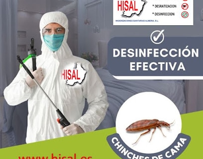 Hisal. Control de plagas Almería. Empresa de fumigación. Empresa de fumigación y control de plagas