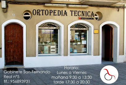 fotografía  Ortopedia Técnica Mateo-Sidrón Tienda de artículos ortopédicos en San Fernando