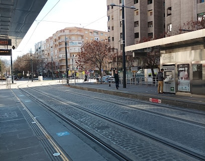 Parada de Metropolitano "Caleta" Empresa de trenes del área metropolitana