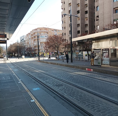 Parada de Metropolitano "Caleta" Empresa de trenes del área metropolitana