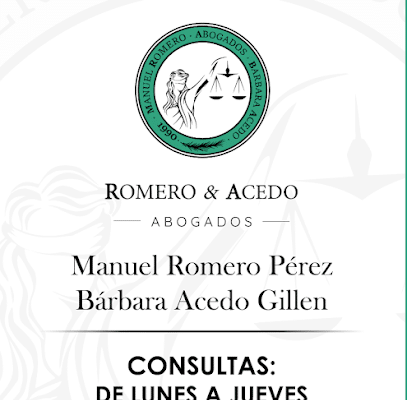 fotografía  ROMERO y ACEDO Abogados con más de 30 años de experiencia - Gabinete Jurídico Romero Acedo Abogado en San Fernando